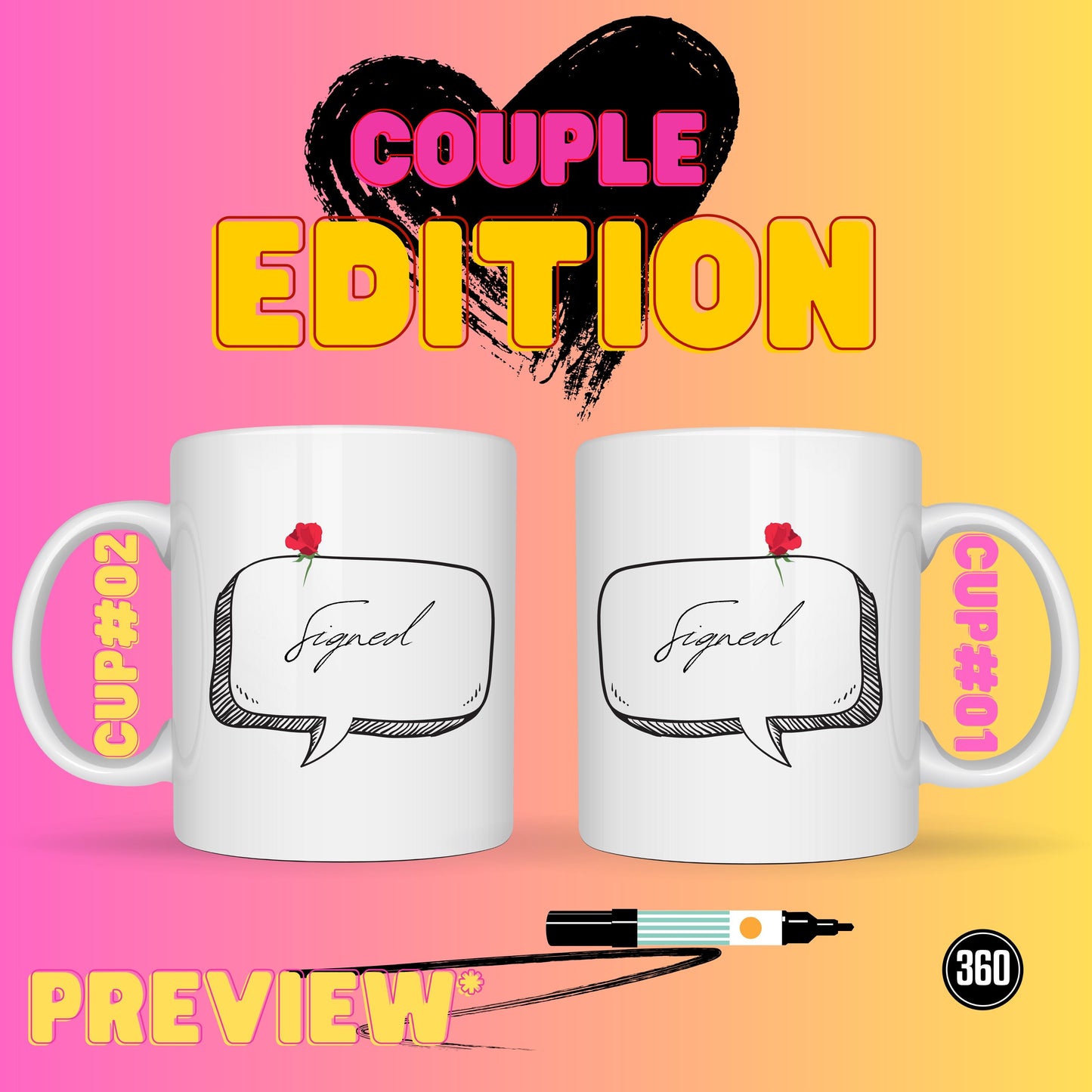 ADI PENNE - COUPLE MUGS